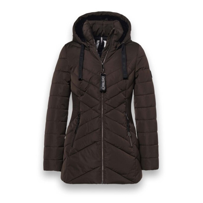 District winterjas Candy LM17320 Dark Brown District winterjas Candy LM17320 Dark Brown